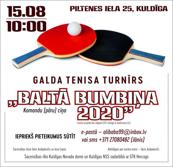 balta bumbina 2020